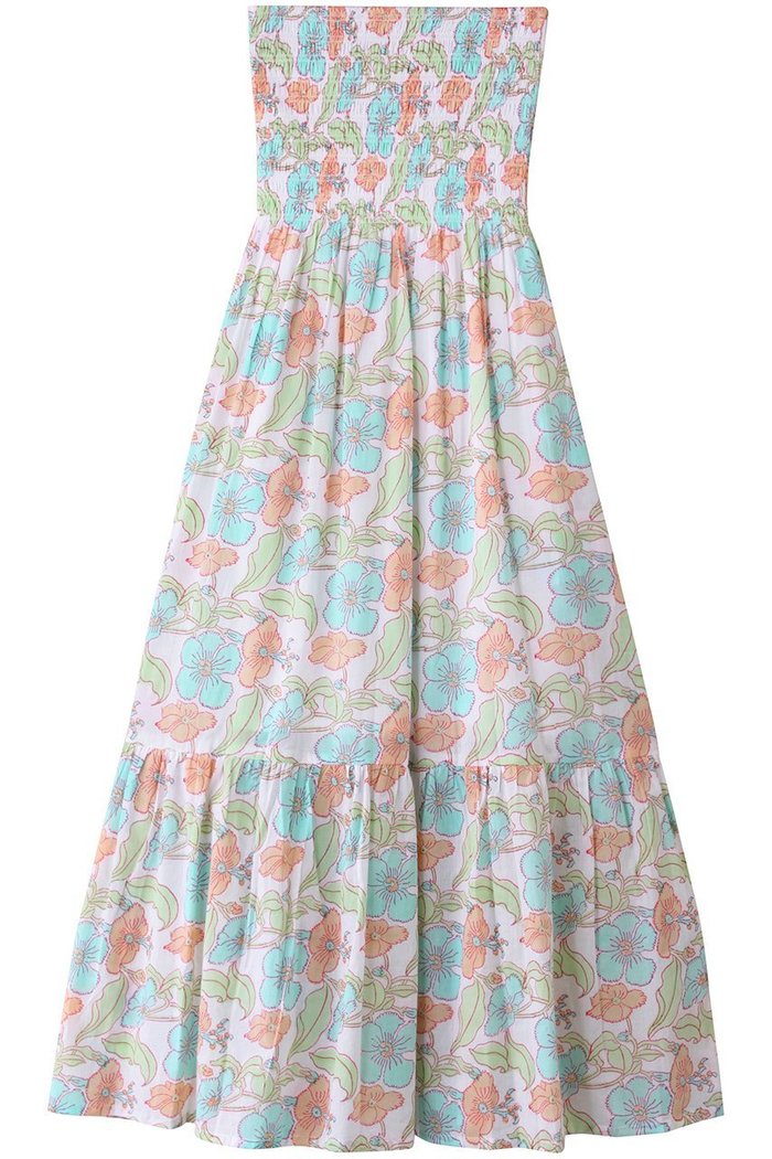 【エスゼット ブロックプリント/SZ Blockprints】のMIRA DRESS FLOWER POWER ベアトップドレス インテリア・キッズ・メンズ・レディースファッション・服の通販 founy(ファニー) https://founy.com/ ファッション Fashion レディースファッション Fashion for Women ワンピース Dresses フォーマル・パーティードレス・結婚式用ドレス Elegant & Casual Dresses チュニック Tunic Tops & Dresses チュニック Tunic, Long Top パーティ Party, Party Style リゾート Resort, Vacation Style 夏 Summer 軽量 Lightweight, Ultra Light |ID: prp329100004911023 ipo3291000000036799285