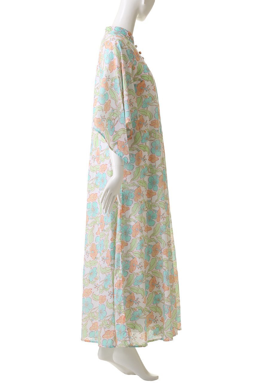 【エスゼット ブロックプリント/SZ Blockprints】のARTEMISIA DRESS FLOWER POWER フレアスリーブドレス 人気、トレンドファッション・服の通販 founy(ファニー) 　ファッション　Fashion　レディースファッション　Fashion for Women　ワンピース　Dresses　フォーマル・パーティードレス・結婚式用ドレス　Elegant & Casual Dresses　チュニック　Tunic Tops & Dresses　エレガント 上品　Elegant　スリーブ　Sleeve, Long Sleeve / Short Sleeve　チュニック　Tunic, Long Top　ドレス　Dress, One-Piece　パーティ　Party, Party Style　フラワー　Flower, Floral　フレア　Flare, Flared　プリント　Print, Printed Pattern　軽量　Lightweight, Ultra Light　other-3|ID: prp329100004911024 ipo3291000000036799304