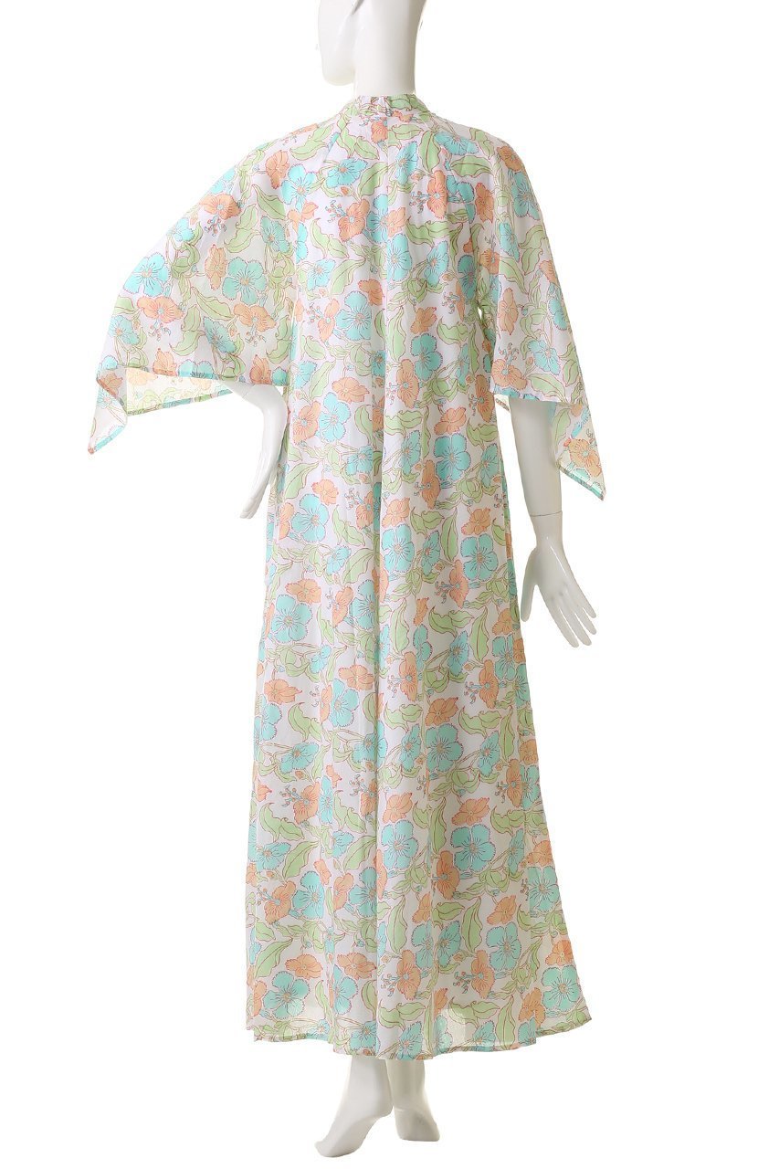 【エスゼット ブロックプリント/SZ Blockprints】のARTEMISIA DRESS FLOWER POWER フレアスリーブドレス 人気、トレンドファッション・服の通販 founy(ファニー) 　ファッション　Fashion　レディースファッション　Fashion for Women　ワンピース　Dresses　フォーマル・パーティードレス・結婚式用ドレス　Elegant & Casual Dresses　チュニック　Tunic Tops & Dresses　エレガント 上品　Elegant　スリーブ　Sleeve, Long Sleeve / Short Sleeve　チュニック　Tunic, Long Top　ドレス　Dress, One-Piece　パーティ　Party, Party Style　フラワー　Flower, Floral　フレア　Flare, Flared　プリント　Print, Printed Pattern　軽量　Lightweight, Ultra Light　other-4|ID: prp329100004911024 ipo3291000000036799306