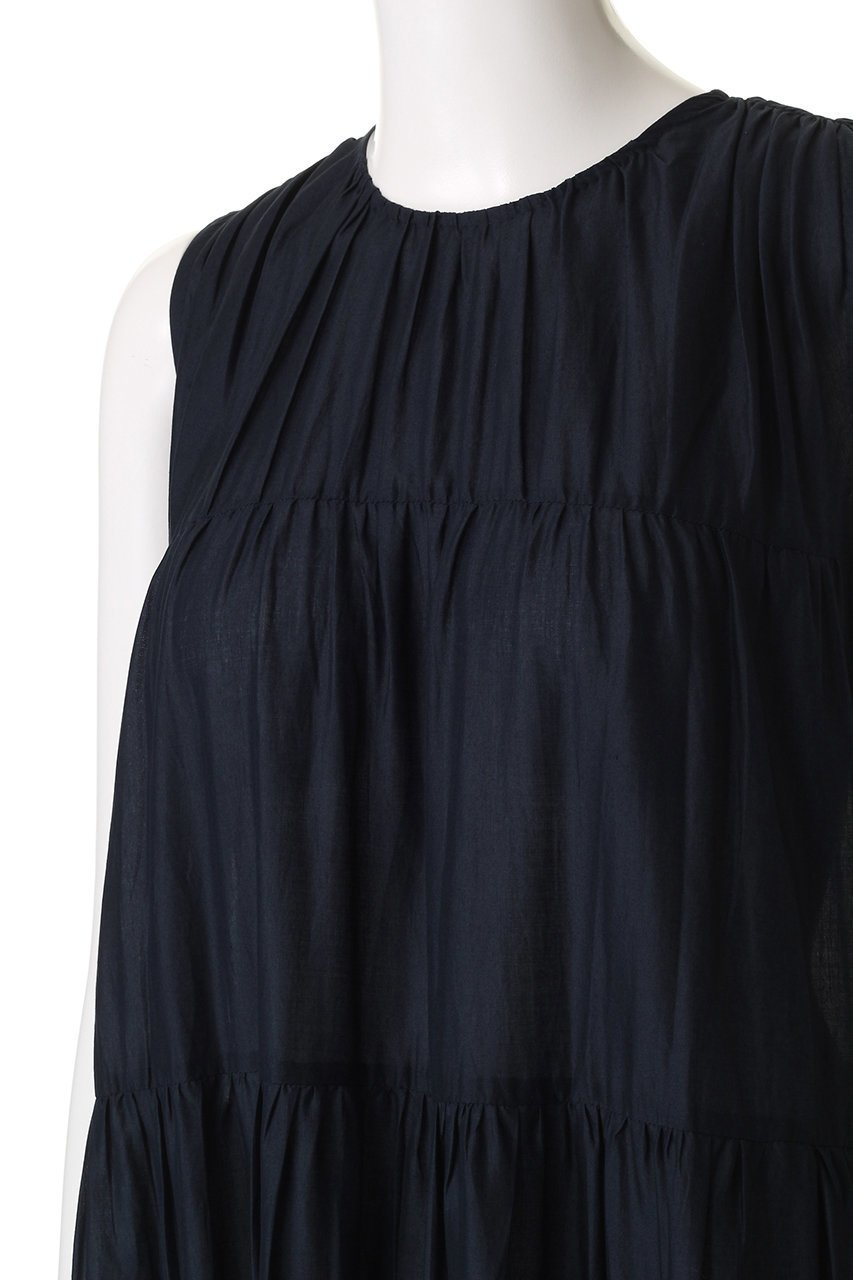 【マーレット/MERLETTE】の【日本限定】CARON クルーネックアンクル丈ティアードドレス 人気、トレンドファッション・服の通販 founy(ファニー) 　ファッション　Fashion　レディースファッション　Fashion for Women　ワンピース　Dresses　フォーマル・パーティードレス・結婚式用ドレス　Elegant & Casual Dresses　チュニック　Tunic Tops & Dresses　インナー　Innerwear　カットソー　Cut and Sewn Top　タートルネック　Turtleneck, High Neck　チュニック　Tunic, Long Top　ドレス　Dress, One-Piece　マキシ　Maxi, Full Length　エレガント 上品　Elegant　人気　Popular, Best Seller　other-5|ID: prp329100004911026 ipo3291000000036799345