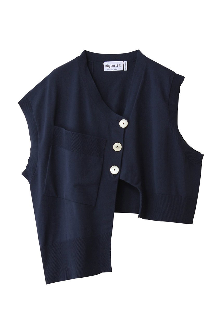 【ナゴンスタンス/nagonstans】のasymmetry short vest/ベスト インテリア・キッズ・メンズ・レディースファッション・服の通販 founy(ファニー) ファッション Fashion レディースファッション Fashion for Women アウター Coat / Outerwear Collection レディースジャケット・軽アウター Jackets アシンメトリー Asymmetrical Style ショート Short, Short Length ジャケット Jacket, Outerwear バランス Balance, Style Balance ベスト Vest, Waistcoat Space|ID: prp329100004911030 ipo3291000000036799391