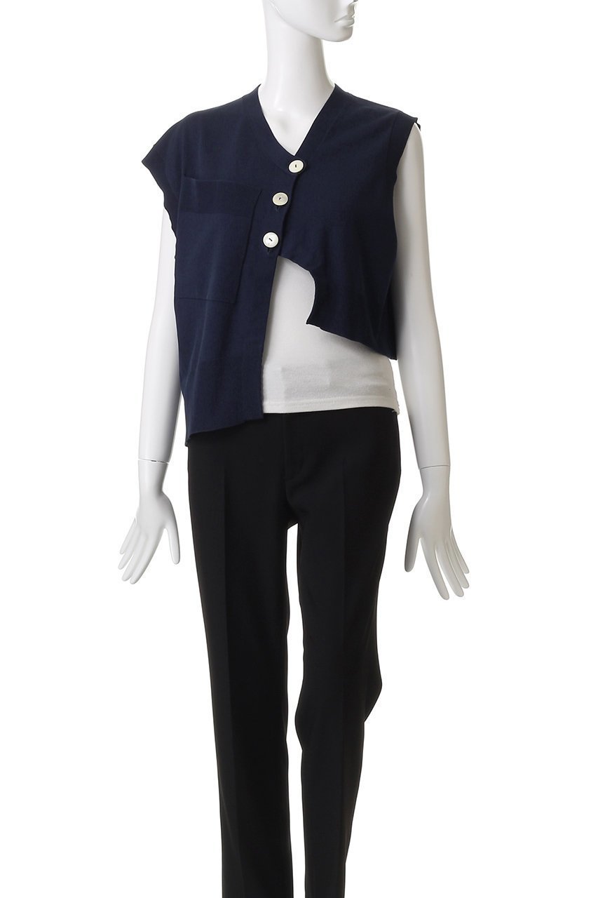 【ナゴンスタンス/nagonstans】のasymmetry short vest/ベスト 人気、トレンドファッション・服の通販 founy(ファニー) ファッション Fashion レディースファッション Fashion for Women アウター Coat / Outerwear Collection レディースジャケット・軽アウター Jackets アシンメトリー Asymmetrical Style ショート Short, Short Length ジャケット Jacket, Outerwear バランス Balance, Style Balance ベスト Vest, Waistcoat other-2|ID: prp329100004911030 ipo3291000000036799394