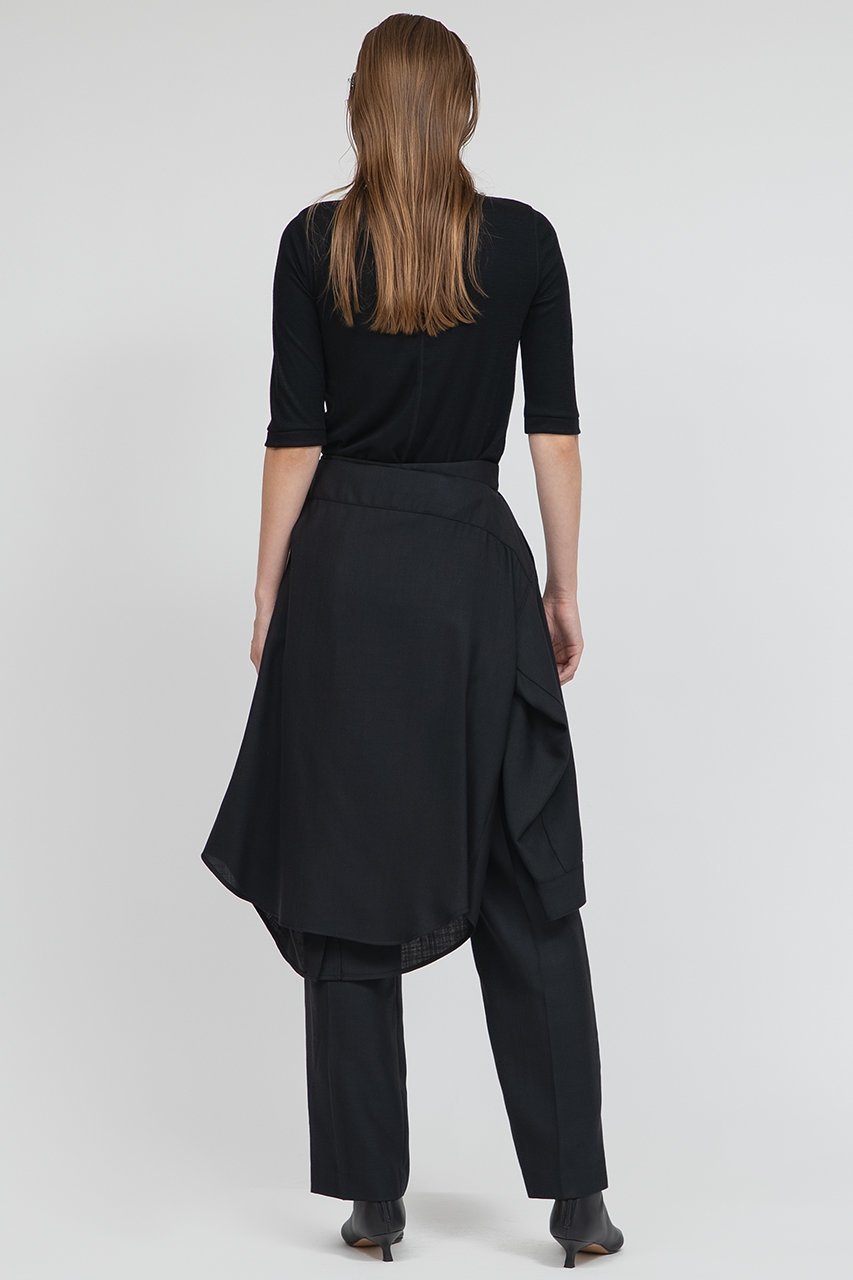 【イロット/IIROT】のWool Biera ドッキング パンツ 人気、トレンドファッション・服の通販 founy(ファニー) 　ファッション　Fashion　レディースファッション　Fashion for Women　パンツ　Pants & Trousers　なめらか　Smooth, Silky Texture　シルク　Silk, 100% Silk　スラックス　Slacks, Dress Pants　ドッキング　Docking, Mixed Material　ボトム　Bottoms, Lower Wear　other-8|ID: prp329100004911033 ipo3291000000036799469