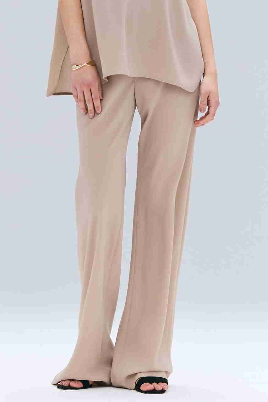 【ベイジ,/BEIGE,】のFLEUR(フルール)/ウエストゴムイージーワイドパンツ 人気、トレンドファッション・服の通販 founy(ファニー) 　ファッション　Fashion　レディースファッション　Fashion for Women　パンツ　Pants & Trousers　とろみ　Fluid, Flowy Fabric　エレガント 上品　Elegant　other-8|ID: prp329100004911048 ipo3291000000036799693