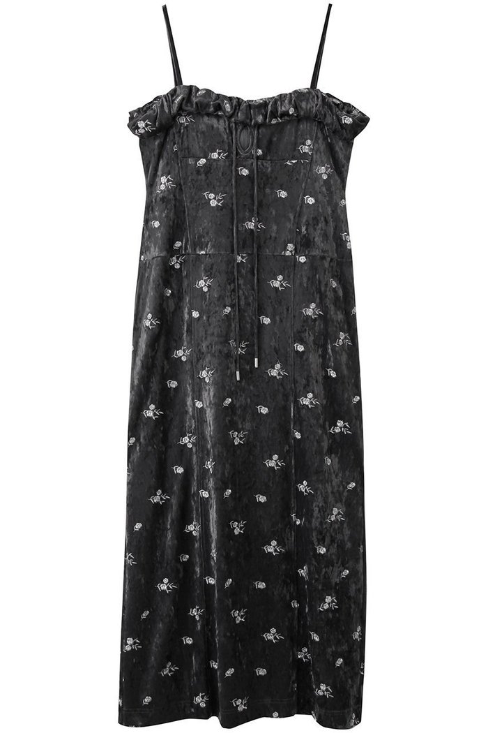 【メゾンスペシャル/MAISON SPECIAL】のFlower Embroidery Velour Camisole Dress/フラワーエンブロイダリーベロアキャミワンピース インテリア・キッズ・メンズ・レディースファッション・服の通販 founy(ファニー) https://founy.com/ ファッション Fashion レディースファッション Fashion for Women ワンピース Dresses フォーマル・パーティードレス・結婚式用ドレス Elegant & Casual Dresses キャミソールワンピース Camisole Dresses チュニック Tunic Tops & Dresses おすすめ Recommended / Our Picks キャミワンピース Cami Dress, Slip Dress シルバー Silver, Metallic Silver ジャケット Jacket, Outerwear ストレッチ Stretch, Stretchy Fabric チュニック Tunic, Long Top フィット Fit, Slim Fit フェミニン Feminine, Girly フリル Frill, Ruffle ベロア Velour, Soft Velvet ライダース Riders ラップ Wrap, Wrap Design ロング Long, Long-Length A/W・秋冬 Autumn/Winter |ID: prp329100004911053 ipo3291000000036799740