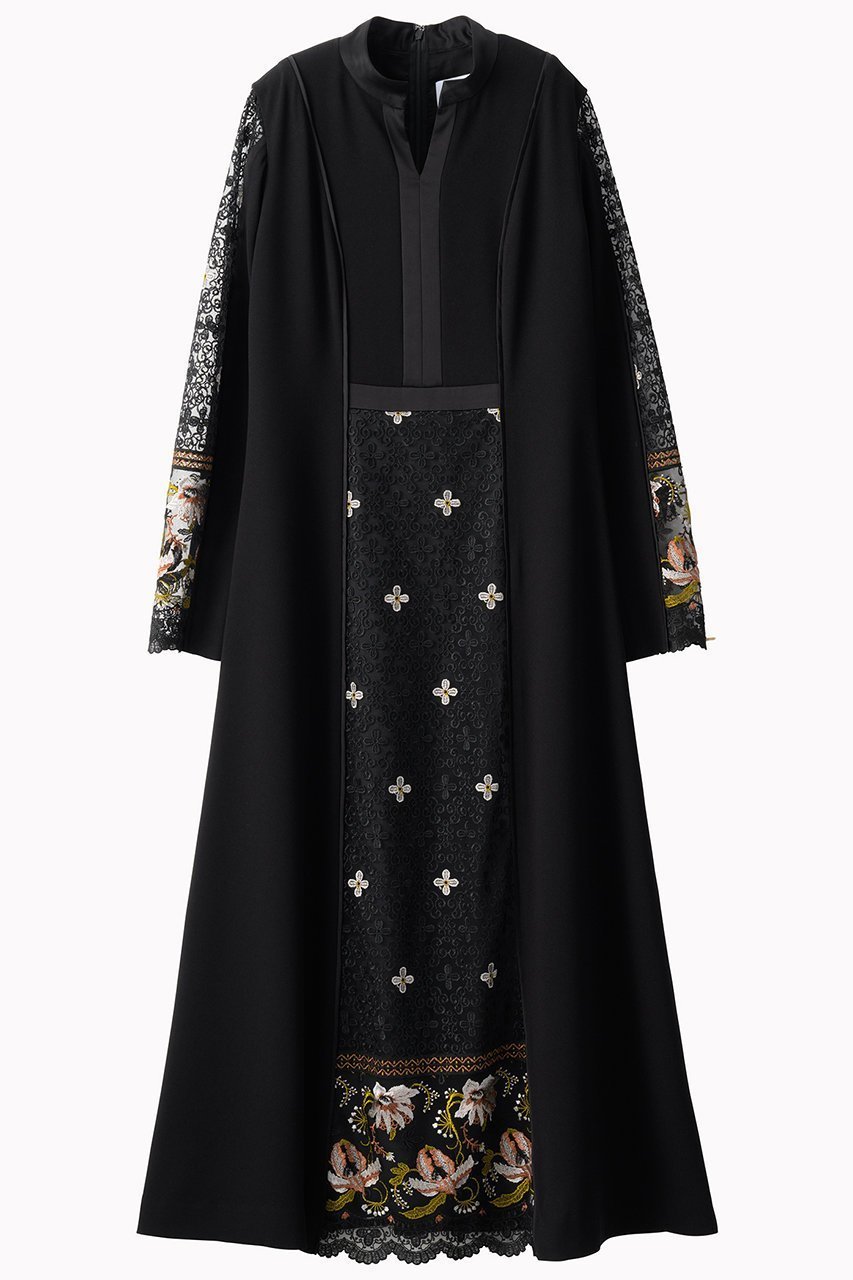 【ミューラル/MURRAL】のFramed フラワー レース ドレス 人気、トレンドファッション・服の通販 founy(ファニー) 　ファッション　Fashion　レディースファッション　Fashion for Women　ワンピース　Dresses　フォーマル・パーティードレス・結婚式用ドレス　Elegant & Casual Dresses　チュニック　Tunic Tops & Dresses　アクセサリー　Fashion Accessories　ジュエリー　Jewelry, Accessories　チュニック　Tunic, Long Top　ドレス　Dress, One-Piece　フラワー　Flower, Floral　モチーフ　Motif, Design Theme　レース　Lace, Lace Fabric　ロング　Long, Long-Length　 other-1|ID: prp329100004911068 ipo3291000000036799896