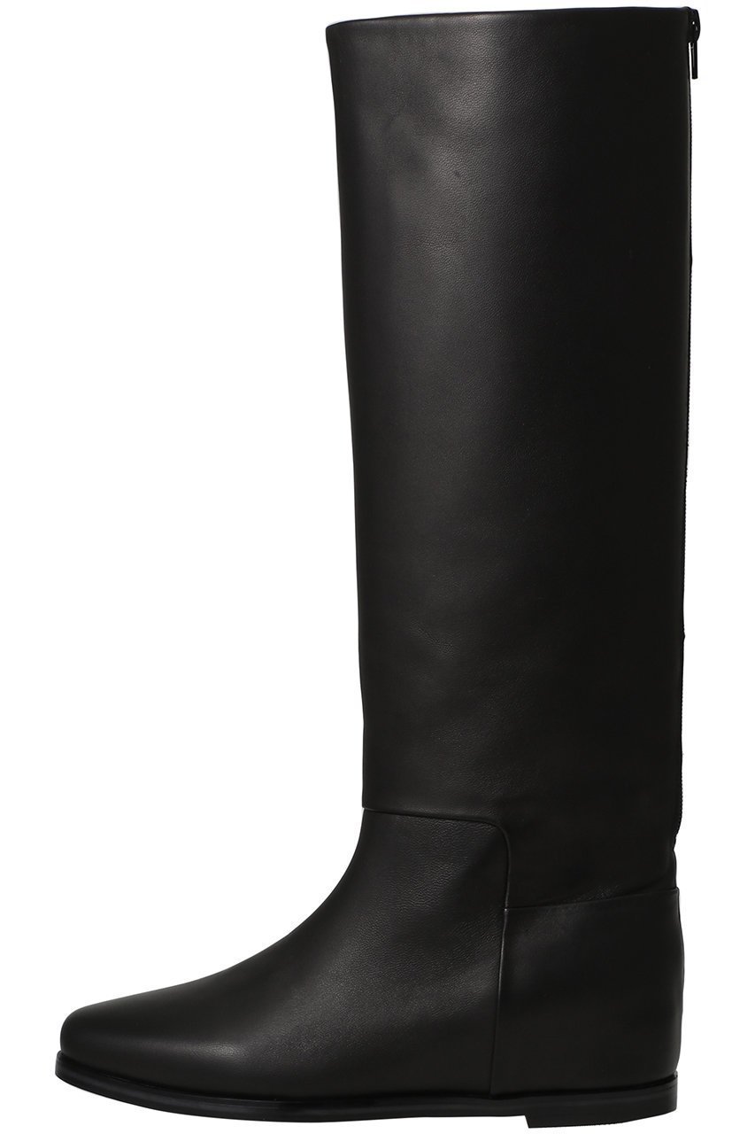 【アルアバイル/allureville】のバックジップロングブーツ A インテリア・キッズ・メンズ・レディースファッション・服の通販 founy(ファニー) ファッション Fashion レディースファッション Fashion for Women バッグ Bags おすすめ Recommended / Our Picks ストレート Straight, Straight Cut フラット Flat, Flat Shoes ロング Long, Long-Length ブラック|ID: prp329100004911073 ipo3291000000036799961