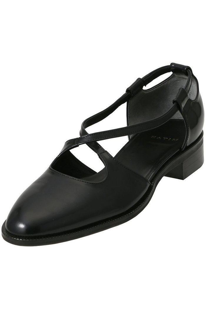 【カチム/KATIM】のSHAW クロスストラップシューズ インテリア・キッズ・メンズ・レディースファッション・服の通販 founy(ファニー) https://founy.com/ ファッション Fashion レディースファッション Fashion for Women シャーリング Shirring, Ruched シューズ Shoes, Footwear スリッポン Slip-On, Loafer ソックス Socks, Hosiery フォルム Silhouette, Form フラット Flat, Flat Shoes |ID: prp329100004911085 ipo3291000000036800169