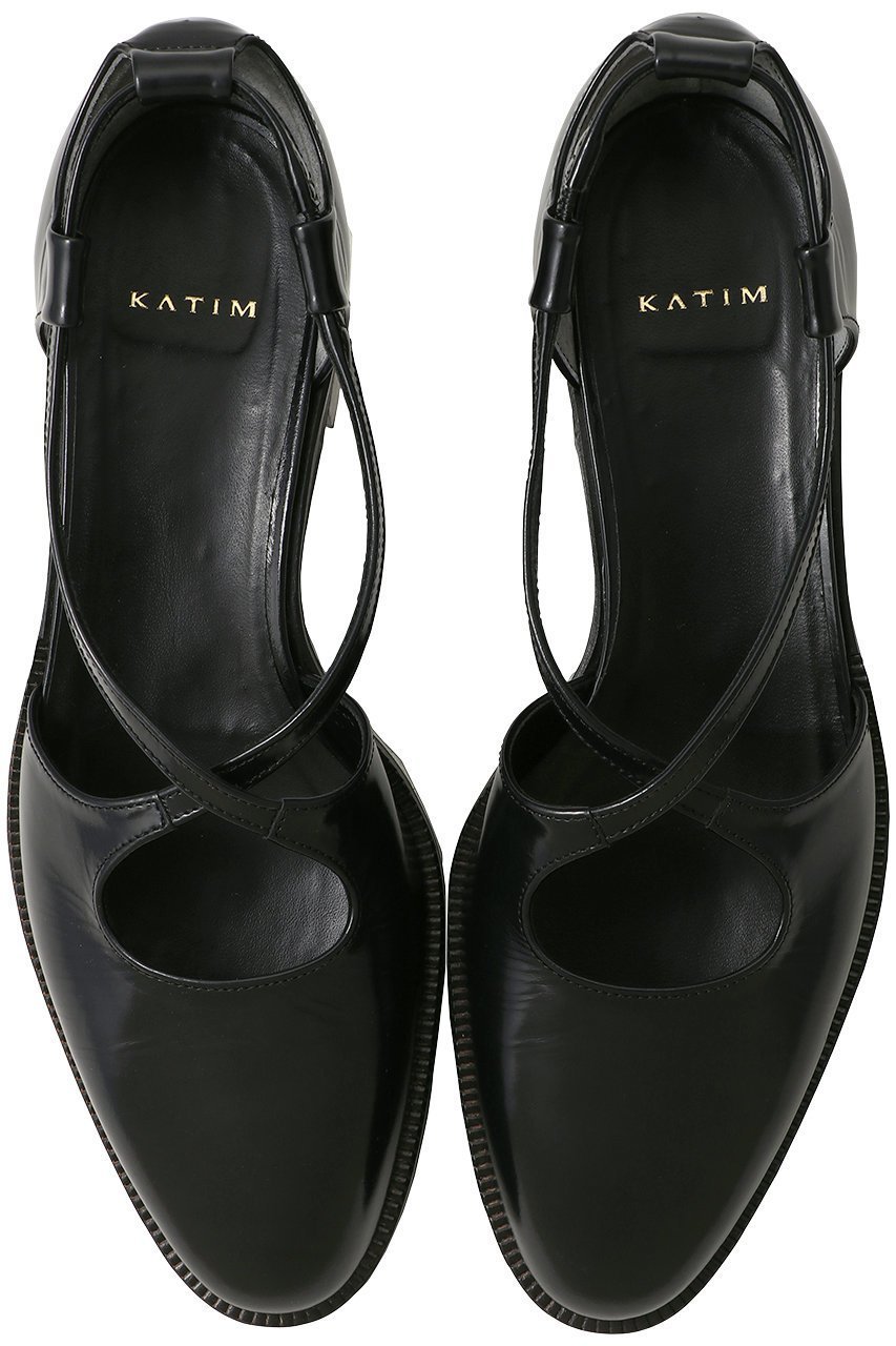 【カチム/KATIM】のSHAW クロスストラップシューズ 人気、トレンドファッション・服の通販 founy(ファニー) 　ファッション　Fashion　レディースファッション　Fashion for Women　シャーリング　Shirring, Ruched　シューズ　Shoes, Footwear　スリッポン　Slip-On, Loafer　ソックス　Socks, Hosiery　フォルム　Silhouette, Form　フラット　Flat, Flat Shoes　other-5|ID: prp329100004911085 ipo3291000000036800178