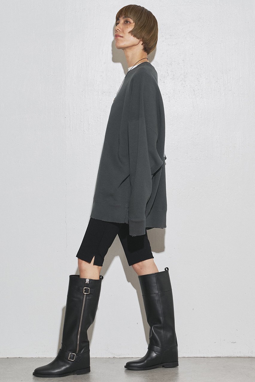 【ウィムガゼット/Whim Gazette】の【GEMINI】オーバーバックプリントスウェット 人気、トレンドファッション・服の通販 founy(ファニー) 　ファッション　Fashion　レディースファッション　Fashion for Women　トップス・カットソー　Cut & Sew Tops　シャツ・ブラウス・オフィスカジュアル　Elegant Blouses & Button-Ups　レディースパーカー・カジュアルフーディー　Casual Hoodies & Sweatshirts　ロングTシャツ・Tシャツ　Longline T-Shirts & Tees　スウェット・クルーネックトップス　Sweatshirts & Crewnecks / Relaxed Fit Sweat Tops　カットソー・ベーシックTシャツ　Cut-and-Sewn Tops / Stretch Tees & Basics　シンプル　Simple, Minimal　スリーブ　Sleeve, Long Sleeve / Short Sleeve　ダメージ　Distressed, Destroyed　プリント　Print, Printed Pattern　ロング　Long, Long-Length　A/W・秋冬　Autumn/Winter　other-8|ID: prp329100004911100 ipo3291000000036800304