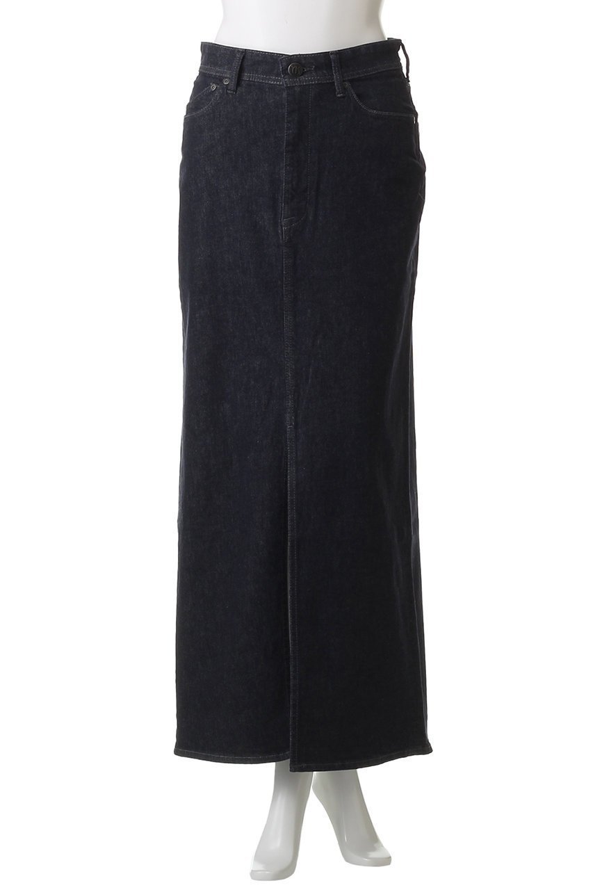【ヤヌーク/YANUK】のスリットロングスカート 人気、トレンドファッション・服の通販 founy(ファニー) 　ファッション　Fashion　レディースファッション　Fashion for Women　スカート　Skirts　ロングスカート　Long Skirts / Maxi & Midi Skirts　ストレート　Straight, Straight Cut　スリット　Slit, Slit Detail　デニム　Denim, Jeans Material　フロント　Front, Front Design　ロング　Long, Long-Length　other-2|ID: prp329100004911111 ipo3291000000036800399