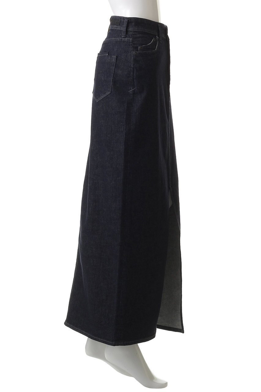 【ヤヌーク/YANUK】のスリットロングスカート 人気、トレンドファッション・服の通販 founy(ファニー) 　ファッション　Fashion　レディースファッション　Fashion for Women　スカート　Skirts　ロングスカート　Long Skirts / Maxi & Midi Skirts　ストレート　Straight, Straight Cut　スリット　Slit, Slit Detail　デニム　Denim, Jeans Material　フロント　Front, Front Design　ロング　Long, Long-Length　other-3|ID: prp329100004911111 ipo3291000000036800401