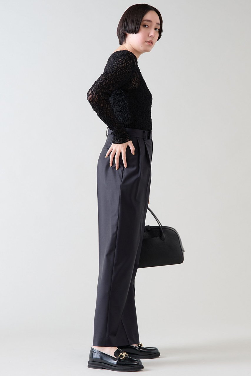 【マルティニーク/martinique】の2タックセミワイドパンツ(セットアップ可) 人気、トレンドファッション・服の通販 founy(ファニー) ファッション Fashion レディースファッション Fashion for Women セットアップ Matching Sets レディースパンツ・ボトムス Pants & Trousers / Bottoms パンツ Pants & Trousers おすすめ Recommended / Our Picks スニーカー Sneakers, Trainers セットアップ Set-Up, Coordinated Outfit フェミニン Feminine, Girly ワイド Wide, Wide Fit other-5|ID: prp329100004911153 ipo3291000000036801095