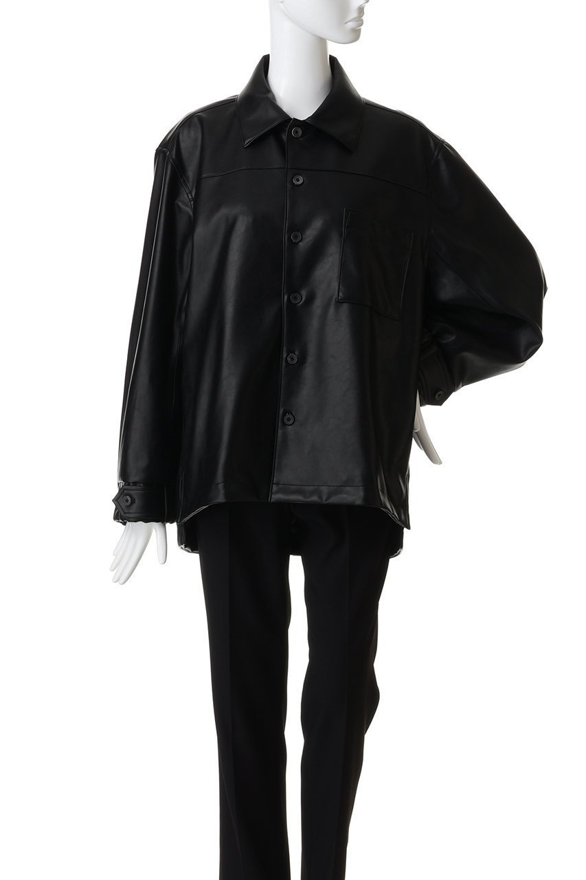 【メゾンスペシャル/MAISON SPECIAL】の【UNISEX】PUレザーシャツブルゾン 人気、トレンドファッション・服の通販 founy(ファニー) 　ファッション　Fashion　レディースファッション　Fashion for Women　アウター　Coat / Outerwear Collection　レディースジャケット・軽アウター　Jackets　ブルゾンジャケット・スポーティアウター　Blouson Jackets　ユニセックス　Unisex, Genderless　おすすめ　Recommended / Our Picks　クール　Cool, Chic　ショルダー　Shoulder, Shoulder Strap　ジャケット　Jacket, Outerwear　ドロップ　Drop Shoulder, Dropped Style　フェミニン　Feminine, Girly　ブルゾン　Blouson, Bomber Jacket　ミックス　Mix, Mixed Style　other-2|ID: prp329100004911178 ipo3291000000036801414