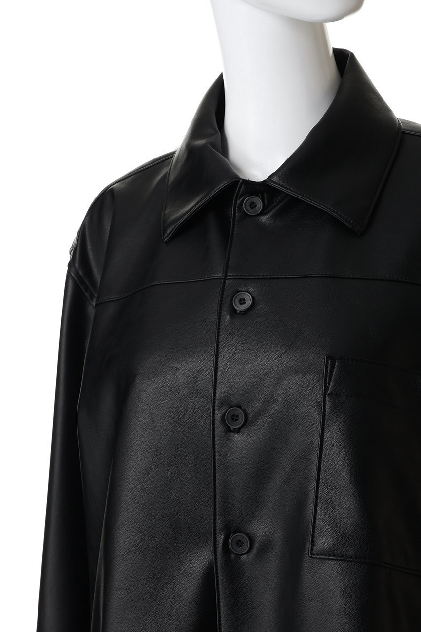 【メゾンスペシャル/MAISON SPECIAL】の【UNISEX】PUレザーシャツブルゾン 人気、トレンドファッション・服の通販 founy(ファニー) 　ファッション　Fashion　レディースファッション　Fashion for Women　アウター　Coat / Outerwear Collection　レディースジャケット・軽アウター　Jackets　ブルゾンジャケット・スポーティアウター　Blouson Jackets　ユニセックス　Unisex, Genderless　おすすめ　Recommended / Our Picks　クール　Cool, Chic　ショルダー　Shoulder, Shoulder Strap　ジャケット　Jacket, Outerwear　ドロップ　Drop Shoulder, Dropped Style　フェミニン　Feminine, Girly　ブルゾン　Blouson, Bomber Jacket　ミックス　Mix, Mixed Style　other-5|ID: prp329100004911178 ipo3291000000036801419