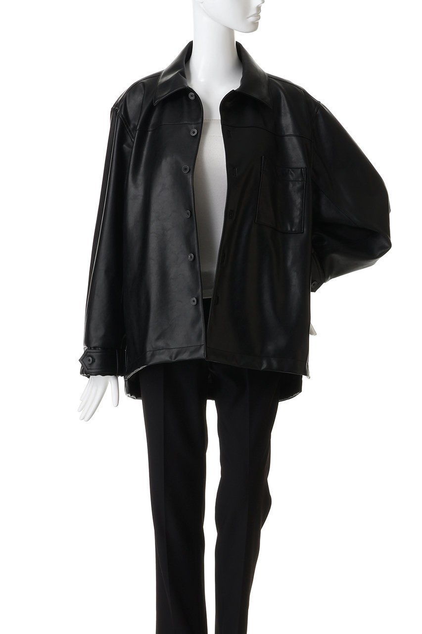 【メゾンスペシャル/MAISON SPECIAL】の【UNISEX】PUレザーシャツブルゾン 人気、トレンドファッション・服の通販 founy(ファニー) 　ファッション　Fashion　レディースファッション　Fashion for Women　アウター　Coat / Outerwear Collection　レディースジャケット・軽アウター　Jackets　ブルゾンジャケット・スポーティアウター　Blouson Jackets　ユニセックス　Unisex, Genderless　おすすめ　Recommended / Our Picks　クール　Cool, Chic　ショルダー　Shoulder, Shoulder Strap　ジャケット　Jacket, Outerwear　ドロップ　Drop Shoulder, Dropped Style　フェミニン　Feminine, Girly　ブルゾン　Blouson, Bomber Jacket　ミックス　Mix, Mixed Style　other-7|ID: prp329100004911178 ipo3291000000036801424