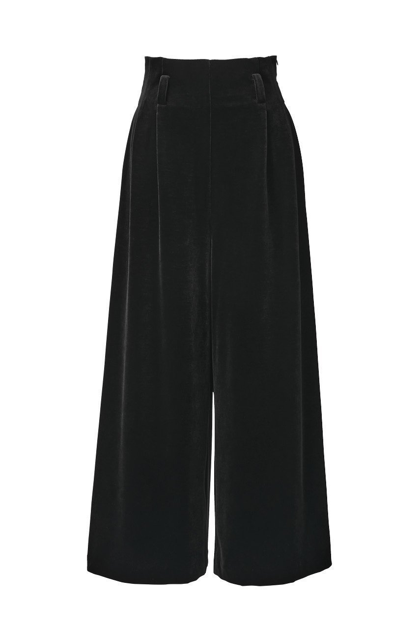 【デイジーリン/DAISY LIN】のELEGANT FLARE VELOUR PANTS 人気、トレンドファッション・服の通販 founy(ファニー) 　ファッション　Fashion　レディースファッション　Fashion for Women　パンツ　Pants & Trousers　シンプル　Simple, Minimal　ストレッチ　Stretch, Stretchy Fabric　なめらか　Smooth, Silky Texture　フレア　Flare, Flared　フロント　Front, Front Design　ベルベット　Velvet, Velvety　ベロア　Velour, Soft Velvet　ワイド　Wide, Wide Fit　A/W・秋冬　Autumn/Winter　夏　Summer　エレガント 上品　Elegant　 other-1|ID: prp329100004911209 ipo3291000000036801836