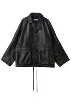 【メゾンスペシャル/MAISON SPECIAL】の【UNISEX】SHEEPレザーフロントボタンシングルジャケット 人気、トレンドファッション・服の通販 founy(ファニー) ファッション Fashion レディースファッション Fashion for Women アウター Coat / Outerwear Collection レディースジャケット・軽アウター Jackets ユニセックス Unisex, Genderless ジャケット Jacket, Outerwear ビンテージ Vintage, Retro Style エレガント 上品 Elegant thumbnail D.BLK(ブラック)|ID: prp329100004911256 ipo3291000000036802321