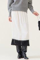 【マルティニーク/martinique】のキュプラリバーレーススカート(セットアップ可) ホワイト|ID: prp329100004911311 ipo3291000000036803107