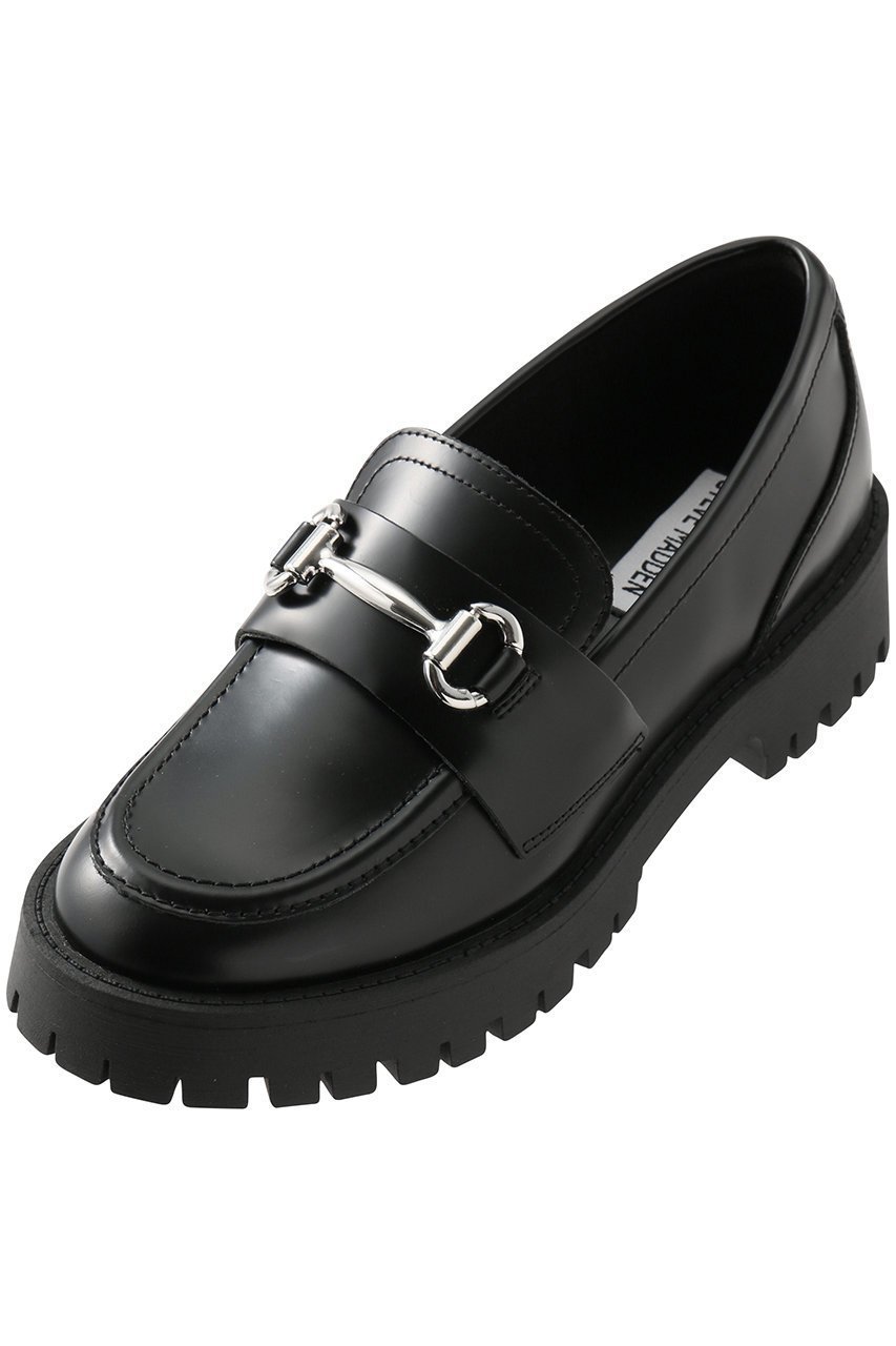 【スティーブマデン/STEVE MADDEN】のLANDO-CN 厚底ビットローファー インテリア・キッズ・メンズ・レディースファッション・服の通販 founy(ファニー) 　ファッション　Fashion　レディースファッション　Fashion for Women　シューズ　Shoes, Footwear　チェーン　Chain, Chain Strap　トレンド　Trend, Trending Now　フラット　Flat, Flat Shoes　モダン　Modern, Contemporary　厚底　Platform Shoes　ブラック|ID: prp329100004911376 ipo3291000000036803762