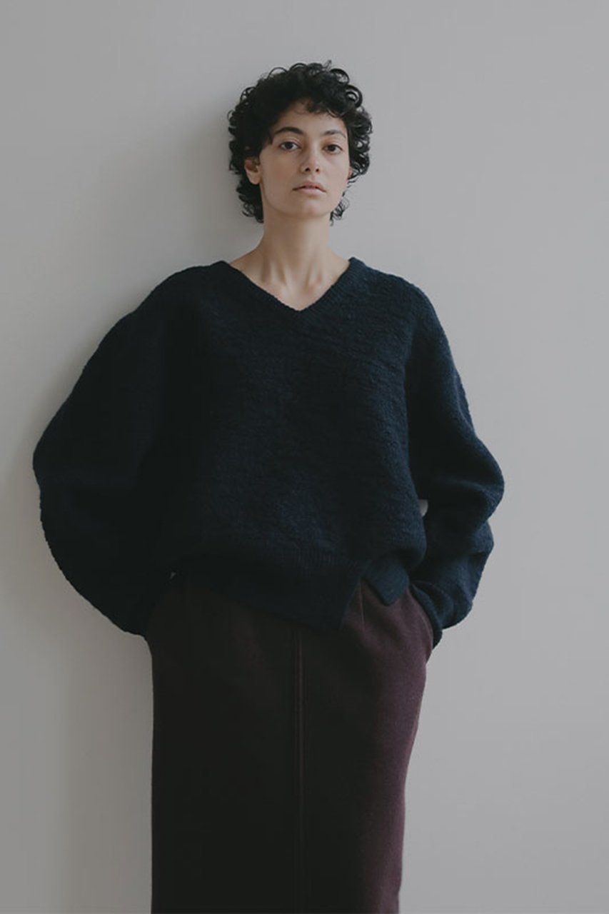 【エトレトウキョウ/ETRE TOKYO】のバンピーストールニットプルオーバー 人気、トレンドファッション・服の通販 founy(ファニー) 　ファッション　Fashion　レディースファッション　Fashion for Women　おすすめ　Recommended / Our Picks　ストール　Stole, Wrap　ランダム　Random, Irregular　リラックス　Relax, Relaxed Fit　ワイド　Wide, Wide Fit　other-4|ID: prp329100004911391 ipo3291000000036803867