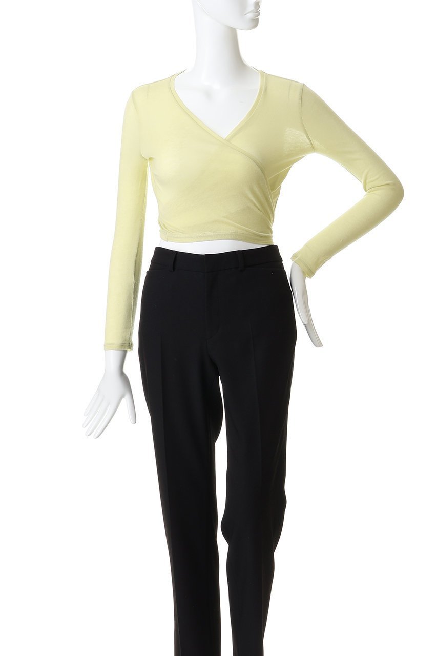 【マディソンブルー/MADISONBLUE】のCACHE-COEUR TEE カシュクールTシャツ 人気、トレンドファッション・服の通販 founy(ファニー) ファッション Fashion レディースファッション Fashion for Women トップス・カットソー Cut & Sew Tops カーディガン・羽織り Layered Style Cardigans シャツ・ブラウス・オフィスカジュアル Elegant Blouses & Button-Ups ロングTシャツ・Tシャツ Longline T-Shirts & Tees カットソー・ベーシックTシャツ Cut-and-Sewn Tops / Stretch Tees & Basics おすすめ Recommended / Our Picks なめらか Smooth, Silky Texture カシュクール Wrap Design カラフル Colorful Design カーディガン Cardigan, Knitwear シルク Silk, 100% Silk フィット Fit, Slim Fit フォルム Silhouette, Form 半袖 Short Sleeve, Half Sleeve other-2|ID: prp329100004911417 ipo3291000000036804073