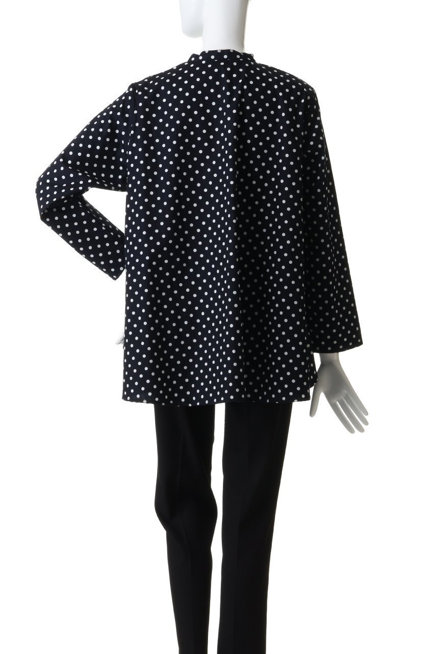 【ミディウミ/MidiUmi】のdots shirt シャツ 人気、トレンドファッション・服の通販 founy(ファニー) 　ファッション　Fashion　レディースファッション　Fashion for Women　トップス・カットソー　Cut & Sew Tops　シャツ・ブラウス・オフィスカジュアル　Elegant Blouses & Button-Ups　スリーブ　Sleeve, Long Sleeve / Short Sleeve　ドット　Polka Dot, Dot Pattern　フレア　Flare, Flared　ブロード　Broadcloth, Fine Cotton　ロング　Long, Long-Length　エレガント 上品　Elegant　other-4|ID: prp329100004911569 ipo3291000000036805603