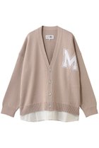 【エムエムシックス メゾンマルジェラ/MM6 Maison Margiela / MEN】の【MEN】Vネックカーディガン サンド|ID: prp329100004911628 ipo3291000000036806162