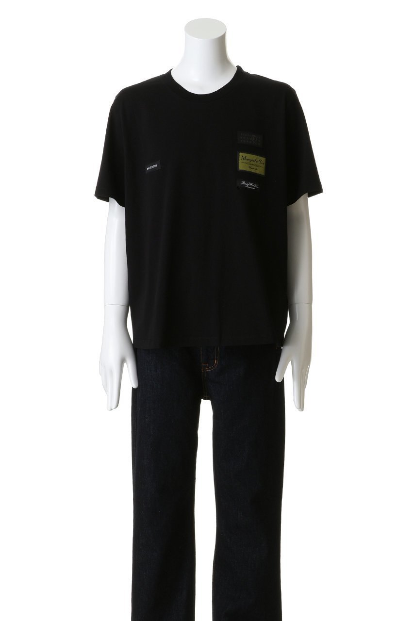 【エムエムシックス メゾンマルジェラ/MM6 Maison Margiela / MEN】の【MEN】ロゴTシャツ 人気、トレンドファッション・服の通販 founy(ファニー) 　ファッション　Fashion　メンズファッション　Fashion for Men　トップス・カットソー　Cut & Sew Tops　メンズシャツ　Shirts　インナー　Innerwear　カーディガン　Cardigan, Knitwear　ショート　Short, Short Length　ジャケット　Jacket, Outerwear　スリーブ　Sleeve, Long Sleeve / Short Sleeve　フロント　Front, Front Design　リラックス　Relax, Relaxed Fit　other-2|ID: prp329100004911633 ipo3291000000036806201