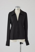 【リムアーク/RIM.ARK】のOpen collar slim SH JK/ジャケット ブラック|ID: prp329100004911636 ipo3291000000036806241