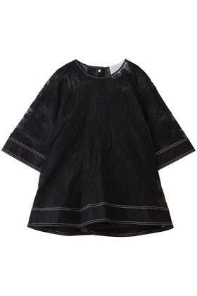 【スリーワン フィリップリム/3.1 Phillip Lim】 フローラル ディメンショナル レース ショートスリーブ フリルトップ人気、トレンドファッション・服の通販 founy(ファニー) ファッション Fashion レディースファッション Fashion for Women トップス・カットソー Cut & Sew Tops シャツ・ブラウス・オフィスカジュアル Elegant Blouses & Button-Ups インナー Innerwear ショート Short, Short Length スリーブ Sleeve, Long Sleeve / Short Sleeve フィット Fit, Slim Fit フェミニン Feminine, Girly フリル Frill, Ruffle ペプラム Peplum, Flared Hem マニッシュ Mannish, Boyish モダン Modern, Contemporary レース Lace, Lace Fabric |ID:prp329100004911666