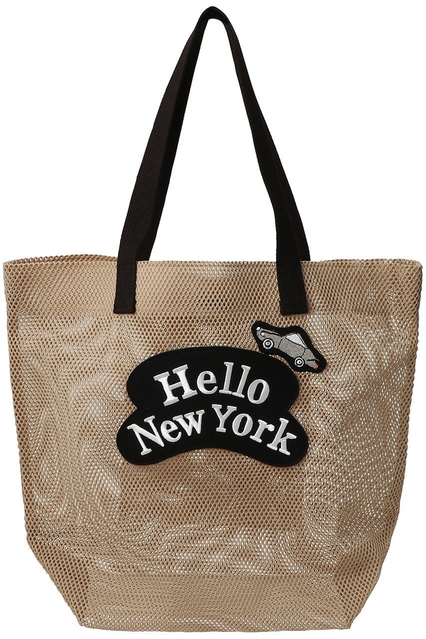 【ラドロー/LUDLOW】のMesh tote インテリア・キッズ・メンズ・レディースファッション・服の通販 founy(ファニー) 　ファッション　Fashion　レディースファッション　Fashion for Women　バッグ　Bags　ユニセックス　Unisex, Genderless　スポーティ　Sporty, Casual Athletic　ポーチ　Pouch, Small Case　メッシュ　Mesh, Net Fabric　モチーフ　Motif, Design Theme　人気　Popular, Best Seller　軽量　Lightweight, Ultra Light　ベージュ|ID: prp329100004911691 ipo3291000000036806708