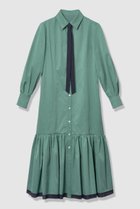 【アルアバイル/allureville】の【LOULOU WILLOUGHBY】メモリーツイルティアードシャツワンピース 人気、トレンドファッション・服の通販 founy(ファニー) ファッション Fashion レディースファッション Fashion for Women ワンピース Dresses シャツワンピース / 1枚で着映えコーデ Shirt Dresses チュニック Tunic Tops & Dresses オーガンジー Organza Fabric シャツワンピ Shirt Dress, Shirt One-Piece チュニック Tunic, Long Top ロング Long, Long-Length エレガント 上品 Elegant thumbnail ミントグリーン|ID: prp329100004911746 ipo3291000000036807153