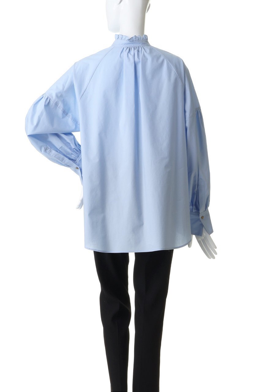 【ジェイドット/j.】のタイプライター スタンドフリルブラウス 人気、トレンドファッション・服の通販 founy(ファニー) ファッション Fashion レディースファッション Fashion for Women トップス・カットソー Cut & Sew Tops シャツ・ブラウス・オフィスカジュアル Elegant Blouses & Button-Ups インナー Innerwear カフス Cuff Design ジャケット Jacket, Outerwear スリーブ Sleeve, Long Sleeve / Short Sleeve タイプライター Typewriter Fabric, Crisp Cotton フリル Frill, Ruffle ロング Long, Long-Length エレガント 上品 Elegant other-4|ID: prp329100004911797 ipo3291000000036807674