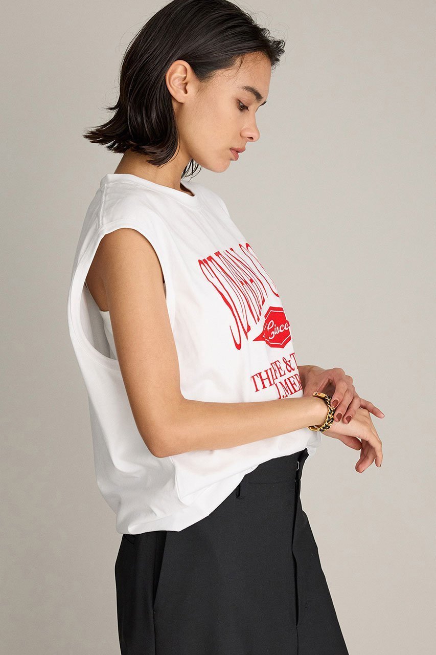 【ブリル/BRILL】のJ.J. mercerノースリーブ 人気、トレンドファッション・服の通販 founy(ファニー) 　ファッション　Fashion　レディースファッション　Fashion for Women　トップス・カットソー　Cut & Sew Tops　キャミソール&ノースリーブ　Camisoles & Sleeveless Tops　シャツ・ブラウス・オフィスカジュアル　Elegant Blouses & Button-Ups　ロングTシャツ・Tシャツ　Longline T-Shirts & Tees　カットソー・ベーシックTシャツ　Cut-and-Sewn Tops / Stretch Tees & Basics　インナー　Innerwear　キャミソール　Camisole, Spaghetti Strap Top　タンク　Tank Top, Sleeveless Top　ノースリーブ　Sleeveless, No-Sleeve　プリント　Print, Printed Pattern　ヴィンテージ　Vintage Style　other-2|ID: prp329100004911807 ipo3291000000036807783