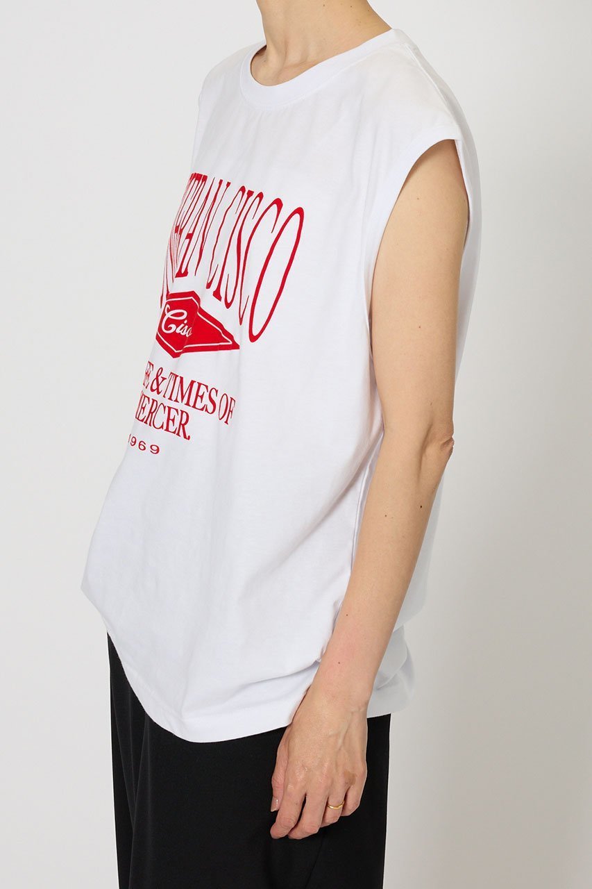 【ブリル/BRILL】のJ.J. mercerノースリーブ 人気、トレンドファッション・服の通販 founy(ファニー) 　ファッション　Fashion　レディースファッション　Fashion for Women　トップス・カットソー　Cut & Sew Tops　キャミソール&ノースリーブ　Camisoles & Sleeveless Tops　シャツ・ブラウス・オフィスカジュアル　Elegant Blouses & Button-Ups　ロングTシャツ・Tシャツ　Longline T-Shirts & Tees　カットソー・ベーシックTシャツ　Cut-and-Sewn Tops / Stretch Tees & Basics　インナー　Innerwear　キャミソール　Camisole, Spaghetti Strap Top　タンク　Tank Top, Sleeveless Top　ノースリーブ　Sleeveless, No-Sleeve　プリント　Print, Printed Pattern　ヴィンテージ　Vintage Style　other-8|ID: prp329100004911807 ipo3291000000036807797