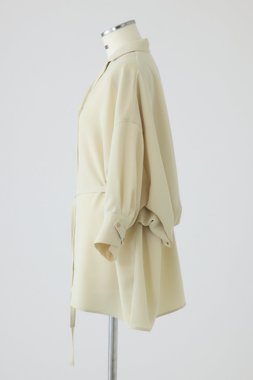 【リムアーク/RIM.ARK】のBack balloon JK like SH/シャツ 人気、トレンドファッション・服の通販 founy(ファニー) ファッション Fashion レディースファッション Fashion for Women トップス・カットソー Cut & Sew Tops シャツ・ブラウス・オフィスカジュアル Elegant Blouses & Button-Ups ジャケット Jacket, Outerwear スリーブ Sleeve, Long Sleeve / Short Sleeve バルーン Balloon, Balloon Silhouette ロング Long, Long-Length エレガント 上品 Elegant other-3|ID: prp329100004911853 ipo3291000000036808147