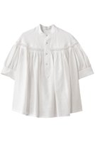 【サイ サイベーシックス/Scye SCYE BASICS】の60/1 Linen Cambric タックド ハーフスリーブ ブラウス 人気、トレンドファッション・服の通販 founy(ファニー) ファッション Fashion レディースファッション Fashion for Women トップス・カットソー Cut & Sew Tops シャツ・ブラウス・オフィスカジュアル Elegant Blouses & Button-Ups ショート Short, Short Length スリーブ Sleeve, Long Sleeve / Short Sleeve ハーフ Half, Half-Length リネン Linen, Linen Fabric |ID:prp329100004911874