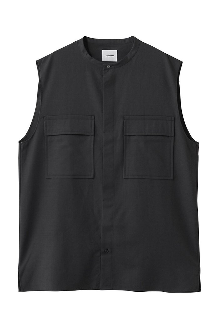 【コロン/:colon / MEN】の【MEN】Wool Calmskin ベスト インテリア・キッズ・メンズ・レディースファッション・服の通販 founy(ファウニー) https://founy.com/ ファッション Fashion メンズファッション Fashion for Men なめらか Smooth, Silky Texture ジャケット Jacket, Outerwear スタンド Stand Collar, Upright Stand ベスト Vest, Waistcoat ポケット Pocket, Pocket Detail エレガント 上品 Elegant |ID: prp329100004911885 ipo3291000000036808385