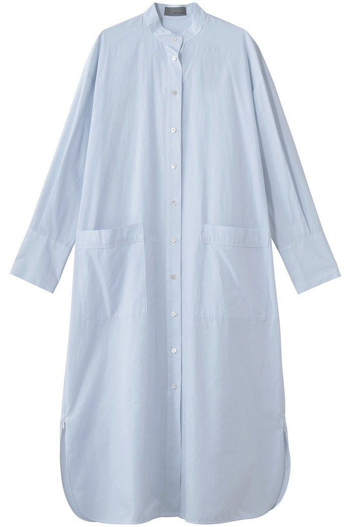 【アンクレイヴ/uncrave】のコットンクロスストライプ シャツワンピース インテリア・キッズ・メンズ・レディースファッション・服の通販 founy(ファニー) https://founy.com/ ファッション Fashion レディースファッション Fashion for Women ワンピース Dresses シャツワンピース / 1枚で着映えコーデ Shirt Dresses チュニック Tunic Tops & Dresses おすすめ Recommended / Our Picks ストライプ Stripe, Striped Pattern ストレート Straight, Straight Cut スリット Slit, Slit Detail チュニック Tunic, Long Top ドレス Dress, One-Piece ロング Long, Long-Length 無地 Plain, Solid Color |ID: prp329100004911911 ipo3291000000036808561