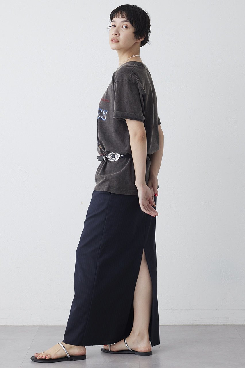 【ウィムガゼット/Whim Gazette】のIラインスリットスカート 人気、トレンドファッション・服の通販 founy(ファニー) 　ファッション　Fashion　レディースファッション　Fashion for Women　スカート　Skirts　ロングスカート　Long Skirts / Maxi & Midi Skirts　クラシカル　Classical, Vintage-Inspired　ストレッチ　Stretch, Stretchy Fabric　スリット　Slit, Slit Detail　ドレス　Dress, One-Piece　メランジ　Melange, Mixed Yarn　ランダム　Random, Irregular　ロング　Long, Long-Length　新作・新入荷　New Arrivals / New In　other-3|ID: prp329100004911955 ipo3291000000036808900