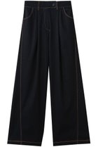 【マックスマーラ/Max Mara】の【MM】SARTA タックパンツ 人気、トレンドファッション・服の通販 founy(ファニー) ファッション Fashion レディースファッション Fashion for Women パンツ Pants & Trousers おすすめ Recommended / Our Picks オレンジ Orange ダメージ Distressed, Destroyed デニム Denim, Jeans Material エレガント 上品 Elegant thumbnail ミッドナイトブルー|ID: prp329100004911961 ipo3291000000036808951