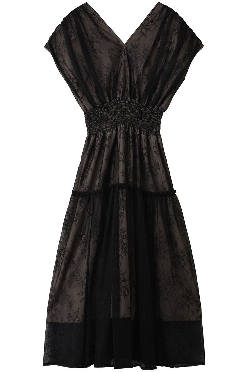 【コルコバード/CORCOVADO】のシャーリングジャカードドレス 人気、トレンドファッション・服の通販 founy(ファニー) 　ファッション　Fashion　レディースファッション　Fashion for Women　ワンピース　Dresses　フォーマル・パーティードレス・結婚式用ドレス　Elegant & Casual Dresses　チュニック　Tunic Tops & Dresses　シャーリング　Shirring, Ruched　ジャカード／ジャガード　Jacquard, Woven Pattern　チュニック　Tunic, Long Top　ドレス　Dress, One-Piece　フォルム　Silhouette, Form　 other-1|ID: prp329100004911976 ipo3291000000036809043