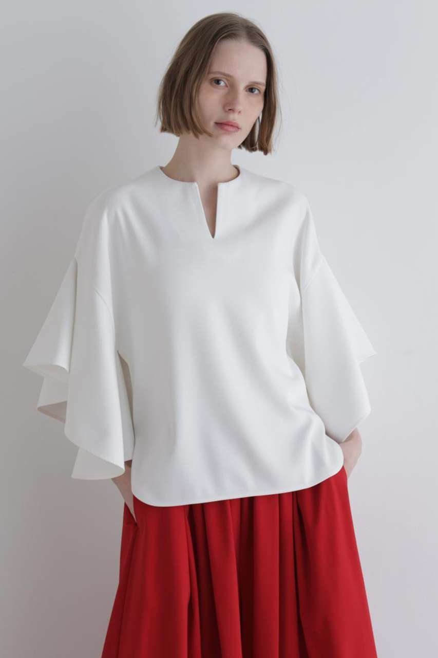 【ル フィル/LE PHIL】の2WAYツイルフレアブラウス 人気、トレンドファッション・服の通販 founy(ファニー) ファッション Fashion レディースファッション Fashion for Women トップス・カットソー Cut & Sew Tops シャツ・ブラウス・オフィスカジュアル Elegant Blouses & Button-Ups おすすめ Recommended / Our Picks ショート Short, Short Length スリーブ Sleeve, Long Sleeve / Short Sleeve セットアップ Set-Up, Coordinated Outfit フェミニン Feminine, Girly フォーマル Formal, Dressy フレア Flare, Flared エレガント 上品 Elegant other-2|ID: prp329100004911983 ipo3291000000036809090