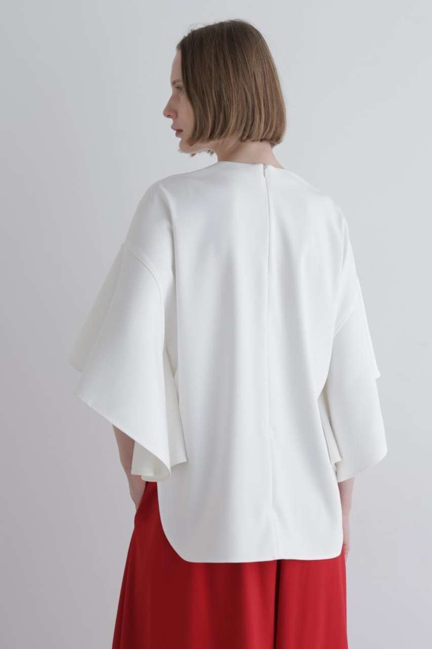 【ル フィル/LE PHIL】の2WAYツイルフレアブラウス 人気、トレンドファッション・服の通販 founy(ファニー) ファッション Fashion レディースファッション Fashion for Women トップス・カットソー Cut & Sew Tops シャツ・ブラウス・オフィスカジュアル Elegant Blouses & Button-Ups おすすめ Recommended / Our Picks ショート Short, Short Length スリーブ Sleeve, Long Sleeve / Short Sleeve セットアップ Set-Up, Coordinated Outfit フェミニン Feminine, Girly フォーマル Formal, Dressy フレア Flare, Flared エレガント 上品 Elegant other-6|ID: prp329100004911983 ipo3291000000036809100