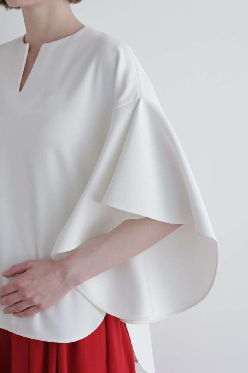 【ル フィル/LE PHIL】の2WAYツイルフレアブラウス 人気、トレンドファッション・服の通販 founy(ファニー) ファッション Fashion レディースファッション Fashion for Women トップス・カットソー Cut & Sew Tops シャツ・ブラウス・オフィスカジュアル Elegant Blouses & Button-Ups おすすめ Recommended / Our Picks ショート Short, Short Length スリーブ Sleeve, Long Sleeve / Short Sleeve セットアップ Set-Up, Coordinated Outfit フェミニン Feminine, Girly フォーマル Formal, Dressy フレア Flare, Flared エレガント 上品 Elegant other-8|ID: prp329100004911983 ipo3291000000036809104