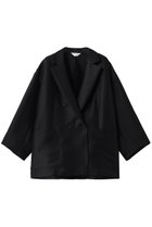 【フォルフォルモ/FORFORMO】のHaori Jacket 人気、トレンドファッション・服の通販 founy(ファニー) ファッション Fashion レディースファッション Fashion for Women アウター Coat / Outerwear Collection レディースジャケット・軽アウター Jackets シルク Silk, 100% Silk ジャケット Jacket, Outerwear フォルム Silhouette, Form thumbnail ブラック|ID: prp329100004911999 ipo3291000000036809219