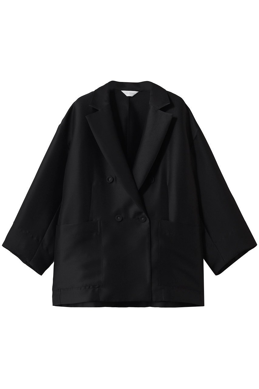 【フォルフォルモ/FORFORMO】のHaori Jacket インテリア・キッズ・メンズ・レディースファッション・服の通販 founy(ファニー) ファッション Fashion レディースファッション Fashion for Women アウター Coat / Outerwear Collection レディースジャケット・軽アウター Jackets シルク Silk, 100% Silk ジャケット Jacket, Outerwear フォルム Silhouette, Form ブラック|ID: prp329100004911999 ipo3291000000036809219