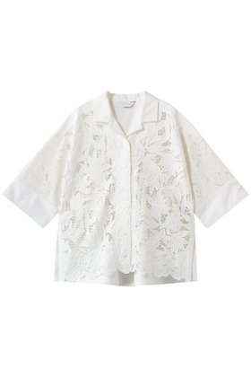 【フォルフォルモ/FORFORMO】のLace Shirt 人気、トレンドファッション・服の通販 founy(ファニー) ファッション Fashion レディースファッション Fashion for Women トップス・カットソー Cut & Sew Tops シャツ・ブラウス・オフィスカジュアル Elegant Blouses & Button-Ups ショート Short, Short Length スリーブ Sleeve, Long Sleeve / Short Sleeve マニッシュ Mannish, Boyish レース Lace, Lace Fabric ワイド Wide, Wide Fit 羽織 Haori, Light Jacket |ID:prp329100004912006