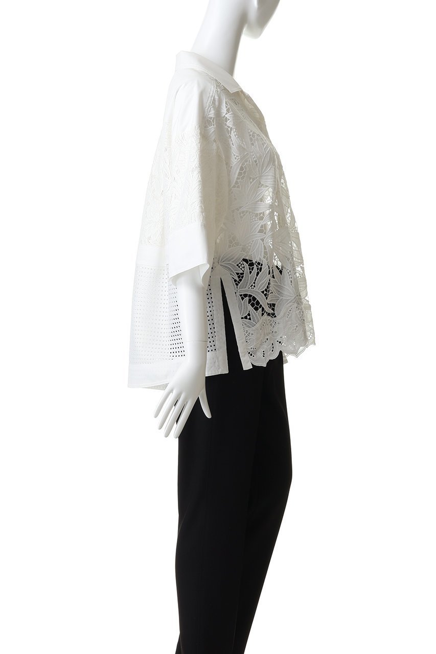 【フォルフォルモ/FORFORMO】のLace Shirt 人気、トレンドファッション・服の通販 founy(ファニー) ファッション Fashion レディースファッション Fashion for Women トップス・カットソー Cut & Sew Tops シャツ・ブラウス・オフィスカジュアル Elegant Blouses & Button-Ups ショート Short, Short Length スリーブ Sleeve, Long Sleeve / Short Sleeve マニッシュ Mannish, Boyish レース Lace, Lace Fabric ワイド Wide, Wide Fit 羽織 Haori, Light Jacket other-3|ID: prp329100004912006 ipo3291000000036809271